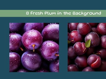 Fresh Plum in the Background preview picture