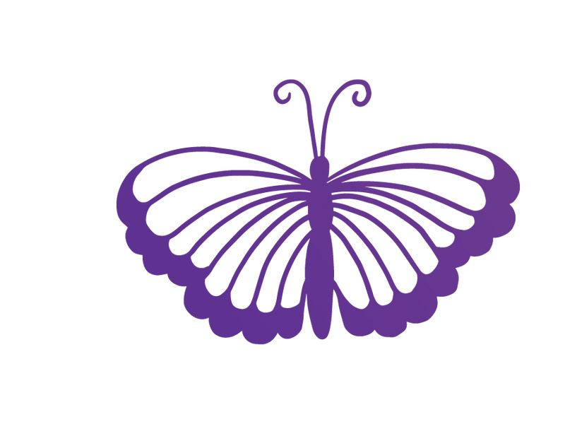 Butterfly, SVG Vector Illustration