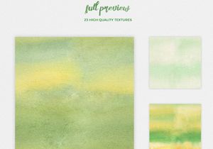 Watercolor Seamless Textures - Green Pack