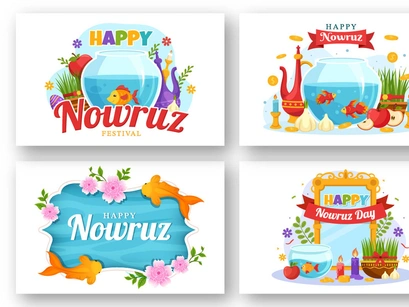 17 Happy Nowruz Day Illustration