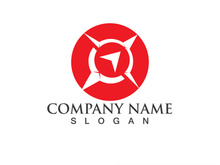 Creative Compass Concept Logo Design Template