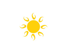 Sun Vector illustration Icon
