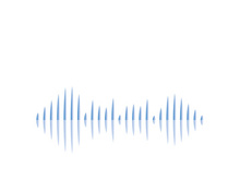 Sound waves vector illustration design template