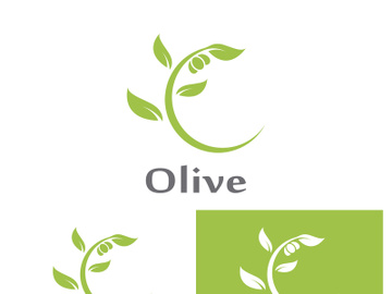 Olive fruit logo design. preview picture