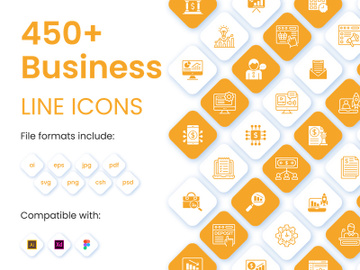 Business and Finance Linear Icons preview picture