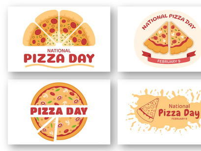 15 National Pizza Day Illustration