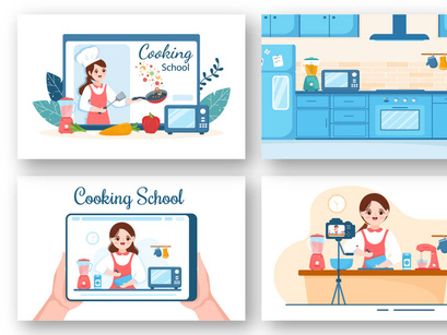 11 Cooking School Illustration