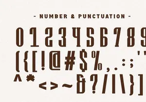 Capital Varsity - Condensed Slab Serif Font