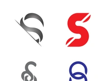 Business corporate S letter logo design vector