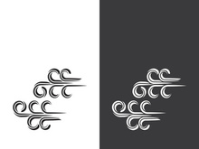 Wind icon vector illustration design template