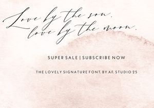 The Lovely - Signature Font