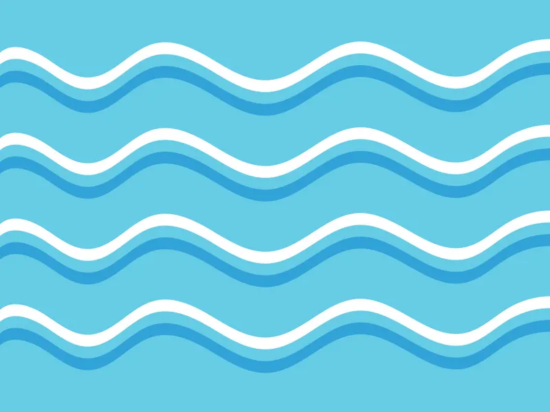 Abstract Water wave design background