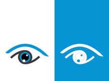 Branding identity corporate eye care vector logo design