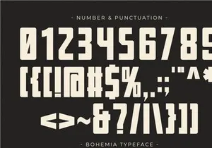 Bohemia - Modern Sans Serif Font