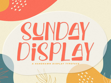 Sunday Display - Playful Font preview picture