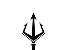 Trident Logo Template vector icon illustration design