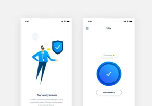 VPN Mobile App UI Kit