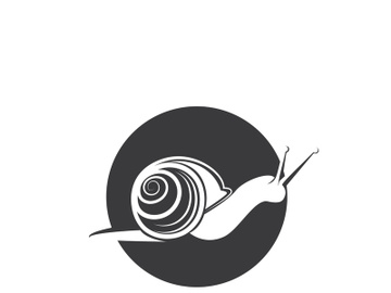 snail animal logo and symbol template preview picture