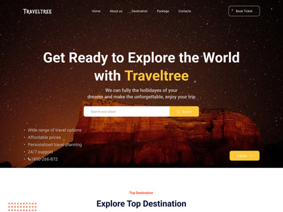 Travel Tree - Tour & Travel Landing Page-3