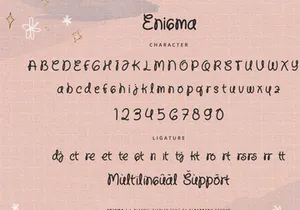 Enigma - Display Font
