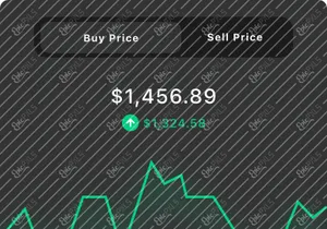 Dark Chart Card UI Kit