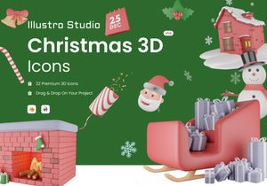 Christmas 3D Icons