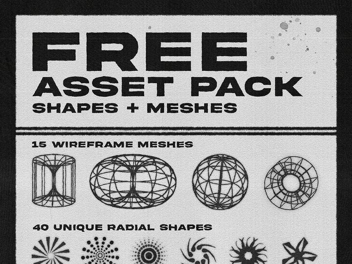 Free Radial Shape Assets
