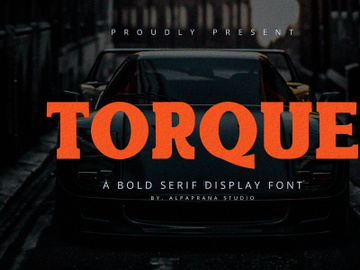 Torque - Serif Font preview picture