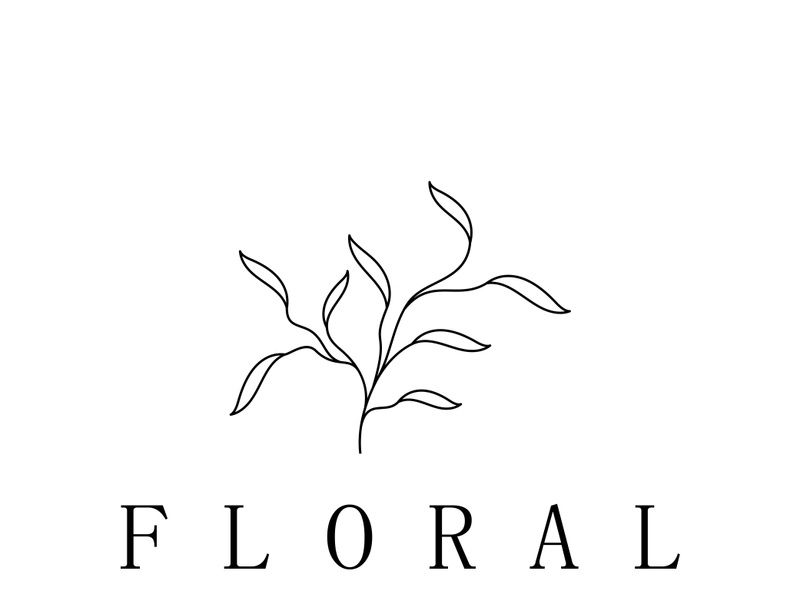 Elegant floral and leaf frame. Delicate botanical vector illustration for labels, spas, corporate identity, and wedding invitations