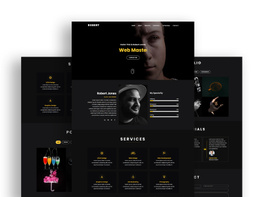 Personal Portfolio HTML Template preview picture