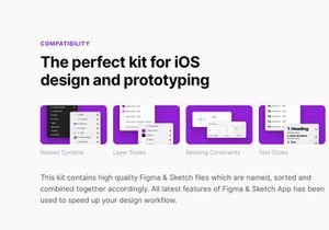Fragments iOS Wireframe Kit