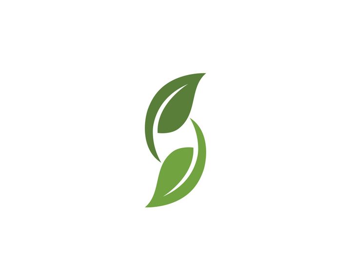 Eco green icon illustration design template