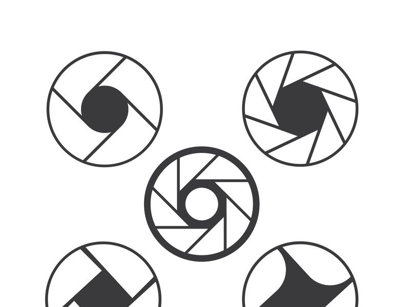 Camera vector icon illustration design template