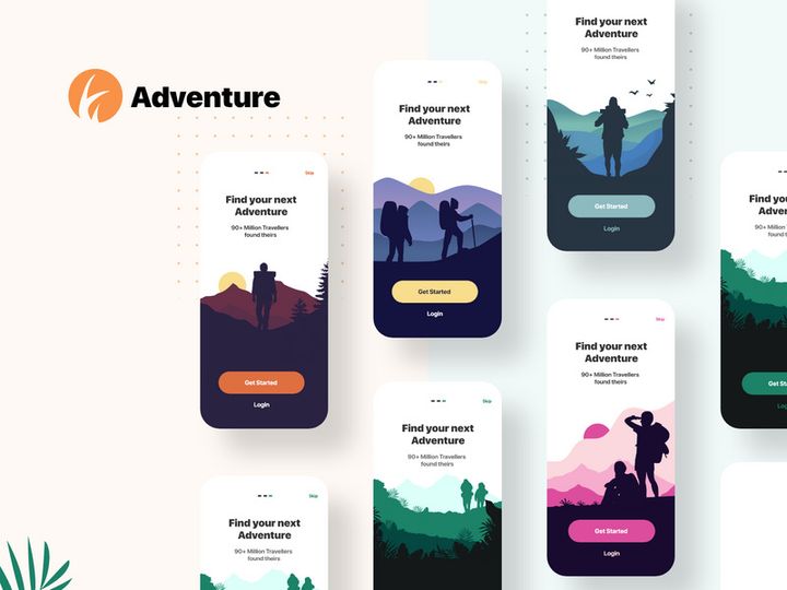 Adventure Web & Onboarding Screen preview picture