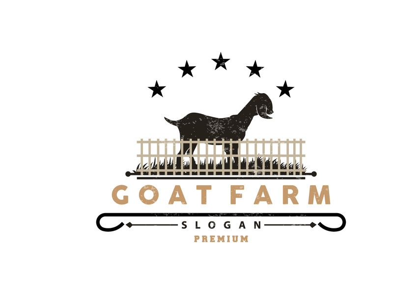Goat logo, Goat Farm Inspiration Design