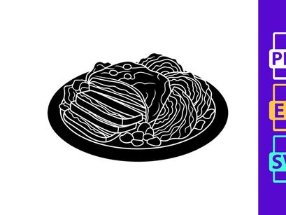 Kimbap Slices and Vegetables Plate