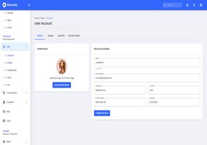 Materially ReactJS Admin Dashboard