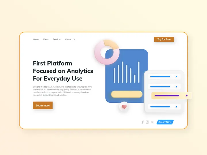 Landing Page Header Illustration