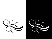 Wind icon vector illustration design template