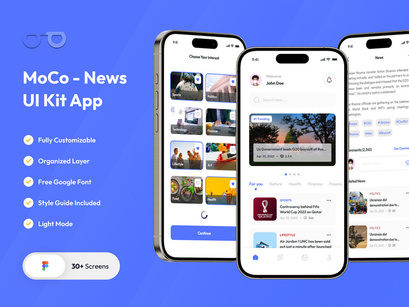 MoCo - News UI Kit App