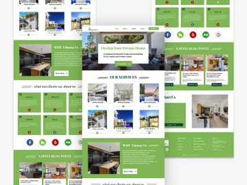 Home Renovation Website Design preview picture