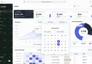 Catalyst - CRM Sales Dashboard App UI Kit