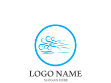 Wind icon vector illustration design template