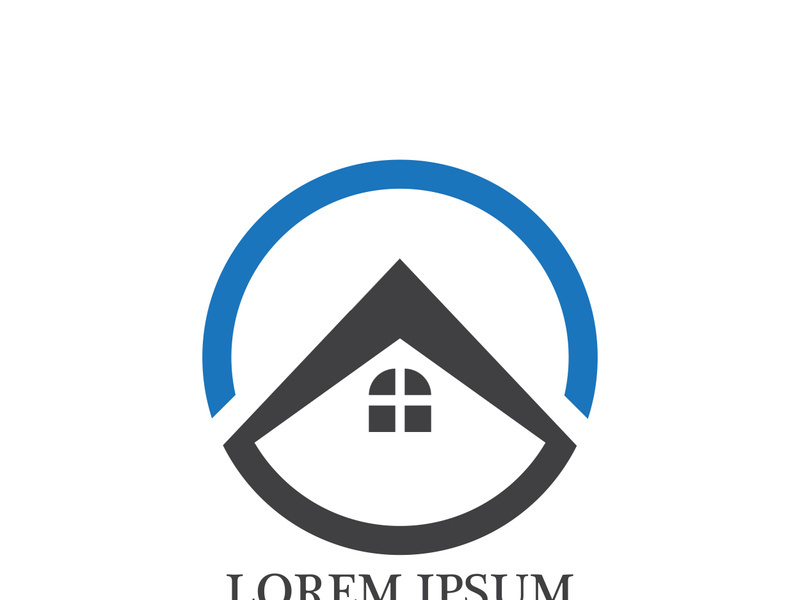 Real Estate home building , Property and Construction Logo design