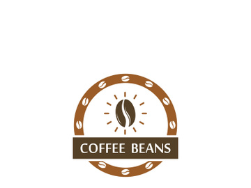 Premium coffee bean logo design. preview picture