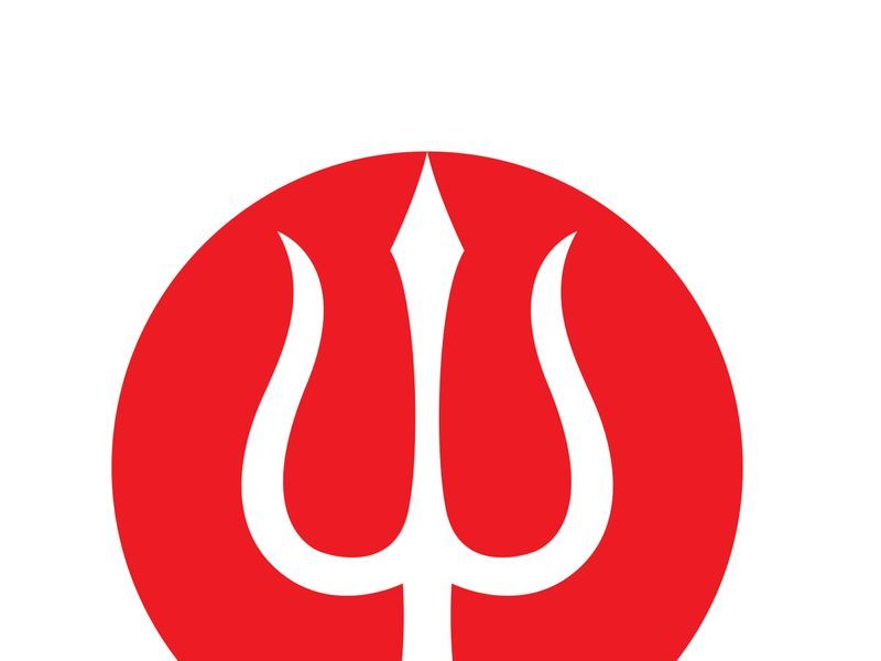 Mystic Trident Emblem Of Power magic trisula