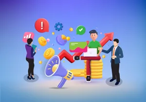 Social Media Promotion 3D Illustration