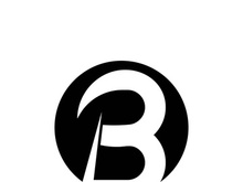 B letter logo template vector illustration