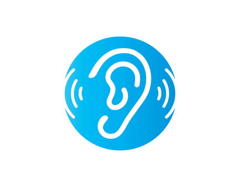 ear Logo Template vector icon