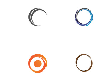 Colorful circle abstract logo preview picture